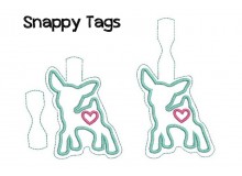 ITH - Anhänger Schlüsselanhänger Rehlein Appli